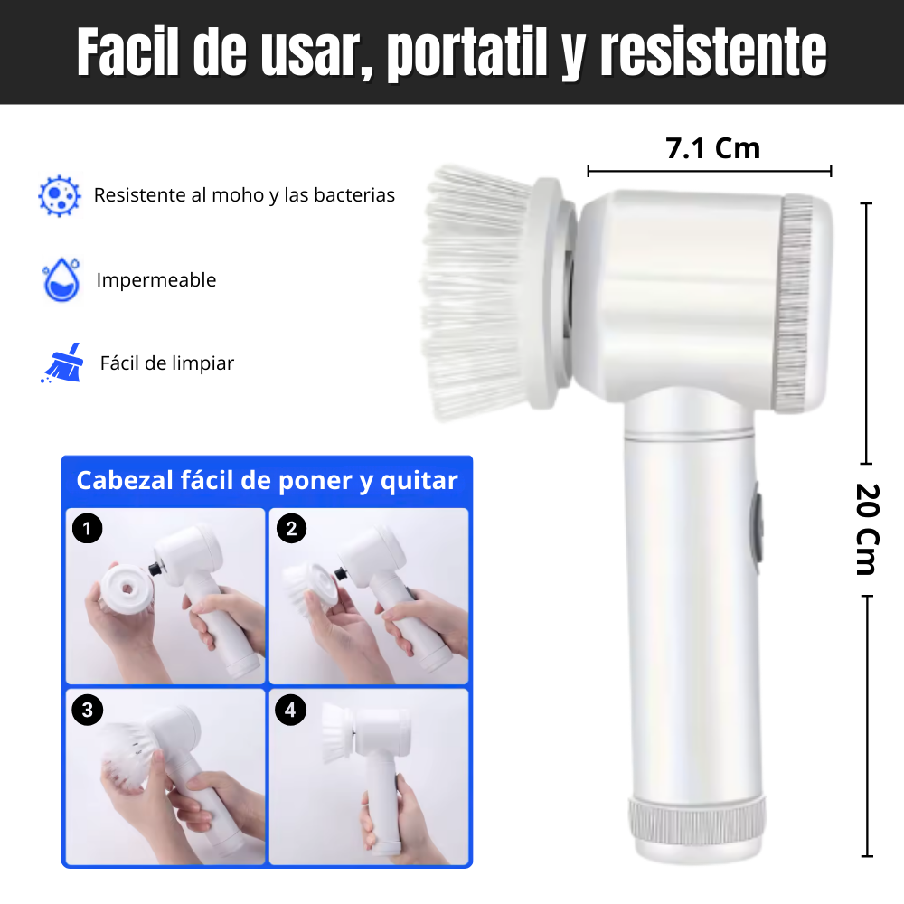 Magic Brush™ I Cepillo eléctrico 5 en 1