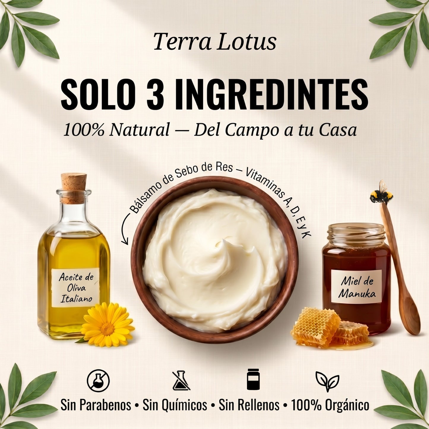 Terra Lotus™ - Bálsamo Reparador Natural