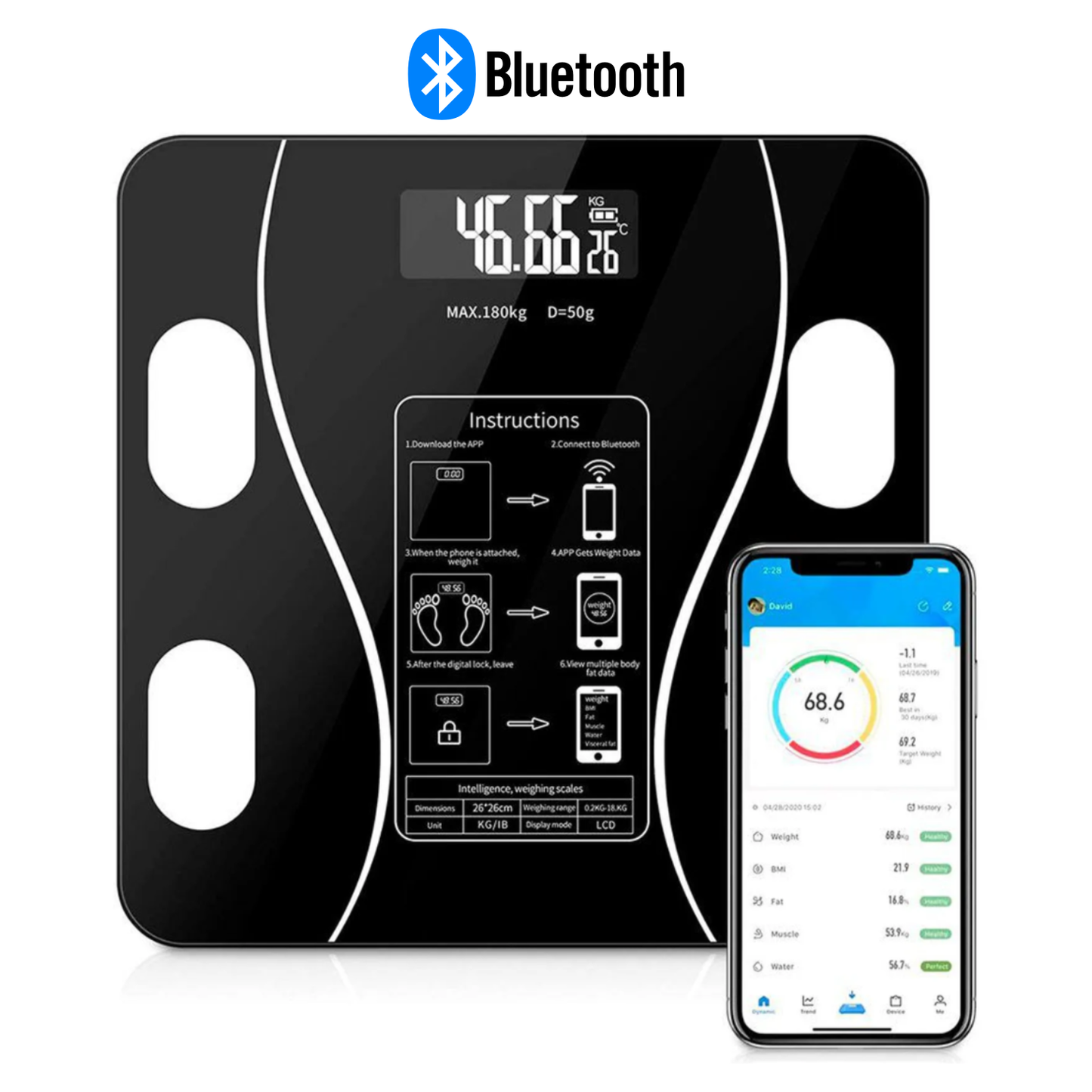 FitBalance™ - Báscula inteligente