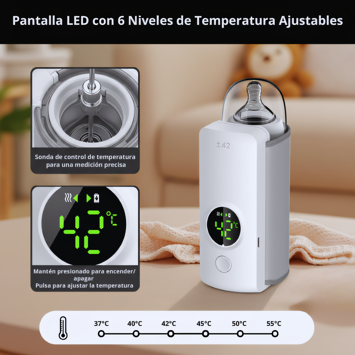 BabyWarm™ I Calentador de Tetero